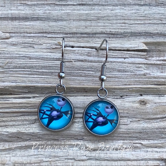Jack Skellington Dangle‎ Earrings - Picture 1 of 1